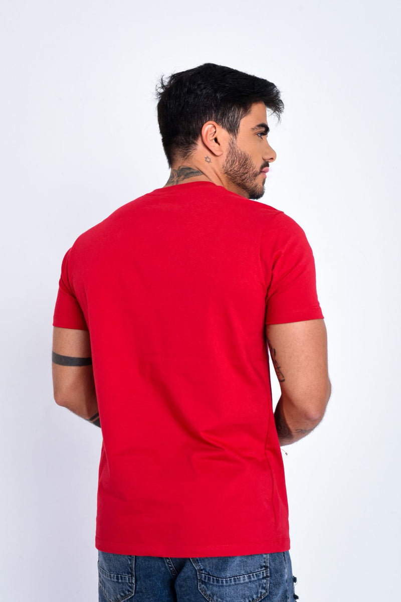 Camiseta Básica Rolty Gola O (Vermelho)